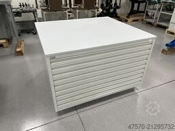 Drawer shelving, workshop drawer unit, tool cabinet Mega Stahl