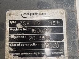 Coperion extruder zsk 119 mc +