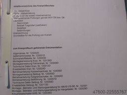 ABUS Hallenkran Brückenkran Kran ELV 3,2 NL 3200Kg Portalkran Kran 9485mm Hub 6m