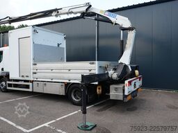 Volvo FL 280 open box truck with HMF 1320 crane 362.3...