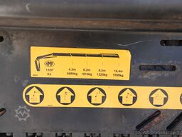 Volvo FL 280 open box truck with HMF 1320 crane 362.3...