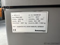 JUNGHEINRICH EFX 413 X + i *with Wire Guidance !! Triplex FFL !!