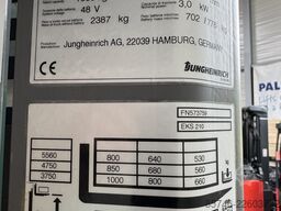 JUNGHEINRICH EKS 210 - Wire Guidance !! PSA !! DOUBLE steering !! Triplex FFL