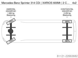 Mercedes-Benz Sprinter 314 CDi | XARIOS 600Mt | 2 Compartment...