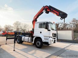 MAN TGS 18.440 4x4 Kran 21m Seilwinde Greifer Funk
