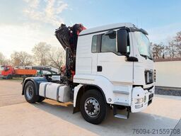 MAN TGS 18.440 4x4 Kran 21m Seilwinde Greifer Funk