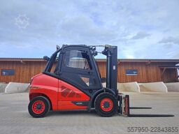 Linde H 50/600 Diesel Triplex Zinkenversteller