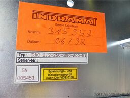 Indramat RAC 2.2-250-380-A00-W1 Mainspindle Drive SN:232713-05451