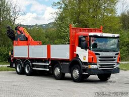 SCANIA P 410*PRITSCHE 7,30m* PK 34002 - SH F + FUNK/8x4