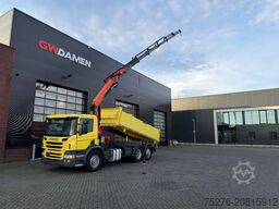 Scania P360 6x2 3 zijdige Kipper/ Palfinger PK 18002-E...