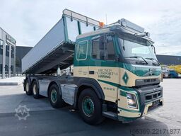 VOLVO FMX 500 8x4 Lift axle / HMF Pendel tipper Kipper