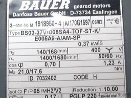 BAUER BS03-37V/D08SA4-TOF-ST-K