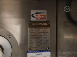 Webomatic TL250 traysealer with Oxygen safe pump