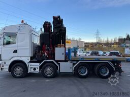 SCANIA R480 8x4 Fassi 660 SZM/Pritsche
