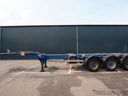 Pacton 3 axle container chassis extendable trailer