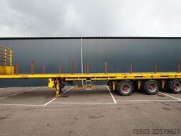 Nooteboom 3 axle extendable flatbed trailer