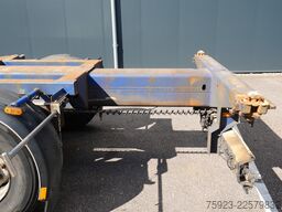 D-tec 3 axle container chassis extendable trailer