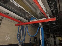 Demag Portalkran KBK2 + Saugheber 50KG Vacuumpumpe 50KG  + Stahlbau 9,3x3m