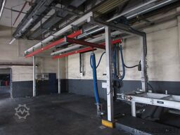 Demag Portalkran KBK2 + Saugheber 50KG Vacuumpumpe 50KG  + Stahlbau 9,3x3m