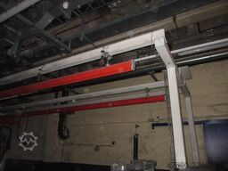 Demag Portalkran KBK2 + Saugheber 2x50KG Vacuumpumpe 2x 50KG  + Stahlbau 18,2x3m