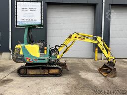 Yanmar B25V snelwissel + 2 bakken