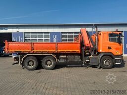 SCANIA G 410 CB 6x4 HSZ Kipper Kran Palfinger PK26002