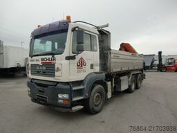 MAN TGA 33.430 6X4 KIPPER, MANUEL, E4 PALFINGER BLATT-BLATT