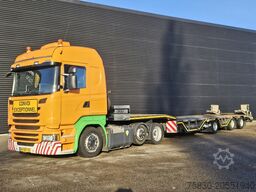 Scania R410 6x2 / RETARDER + NOOTEBOOM DIEPLADER