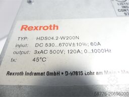 Rexroth HDS04.2-W200N-HS12-01-FW SN:291390-19527 generalüberholt mit 12 Monaten Gewährleistung