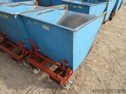 Bartels Spänekübel Container Späne SK 30 R Stapelkipper Muldenkipper 300L
