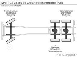 MAN TGS 33.360 BB CH 6x4 Refrigerated Box Truck