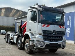MERCEDES-BENZ Arocs 3246 8x4 Abrollkipper Kran Palfinger 19001