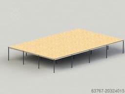 360 m², Traglast: 500 kg/m² Lichte Höhe: 3,0m | Rater: 5 x 6 m