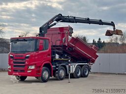 SCANIA G 450 Kipper*HIAB X - HIDUO 188 * 8x4*TOPZUSTAND