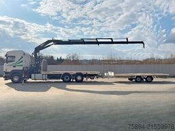 SCANIA R 440 * HIAB 330 - 5 + FUNK + Anhänger! 6x2