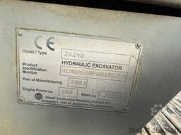 Hitachi ZX240 Klima SW ISUZU ENGINE