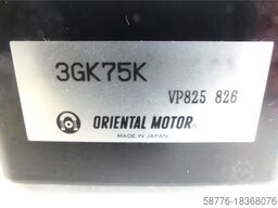 Oriental Motor 3GK75K Reduzier-Getriebe-Kopf VP825 826 - ! -