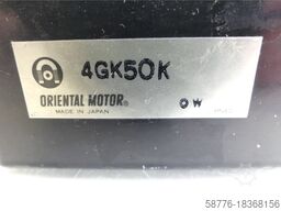 Oriental Motor 4GK50K Reduzier-Getriebe-Kopf OW