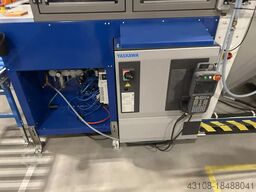 Kabina do satynowania z robotem YASKAWA SAPI Büffel 100