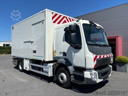 VOLVO FL12.240L-KOFFER-WERKSTATTWAGEN-KRAN HIAB-163TKM