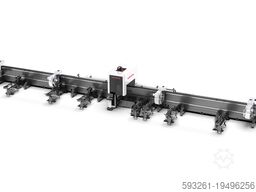 Four Chuck Metal laser Tube Cutter NS56FG 12KW