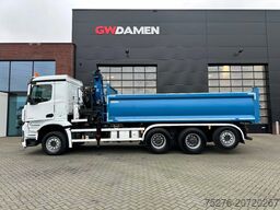 Mercedes-Benz Arocs 3243 8x4 Tridem Kipper/Kraan Euro 6
