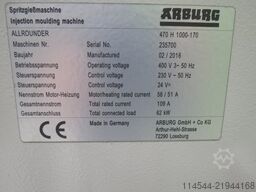 ARBURG A 470 H (S&P 3796)