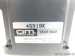 Oriental Motor 4GS18K Reduzier-Getriebe-Kopf Gear Head STB 00328 - ungebr.! -