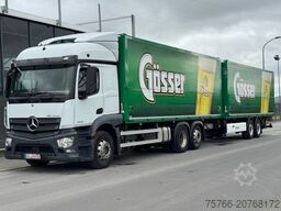 MERCEDES-BENZ ACTROS 2540 L/ 2 x LBW / LENKACHSE / KOMPLETTZUG