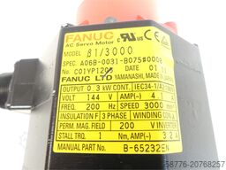 Fanuc A06B-0031-B075 #0008 AC Servo Motor SN: C01YP1205