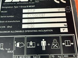 JLG XJ17P Plus Hybrid Raupen Teleskop