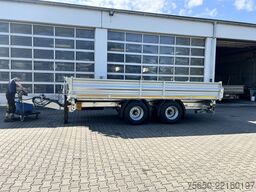 Möslein TTD 19 B  19 t Tandemkipper- Tieflader hydraulischer Klappe Breitbereifung