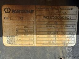 KRONE ZZ/DC07 TANDEM-LAFETTE, STANDARD,   BPW-ACHSEN, HECKABSTüTZUNG