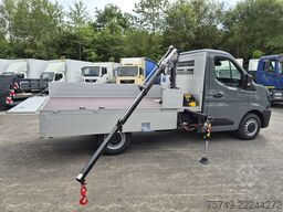 renault Master L2H1 (neues Mod.) Alupritsche m. Kran
